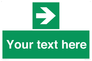 Custom Arrow Right Sign